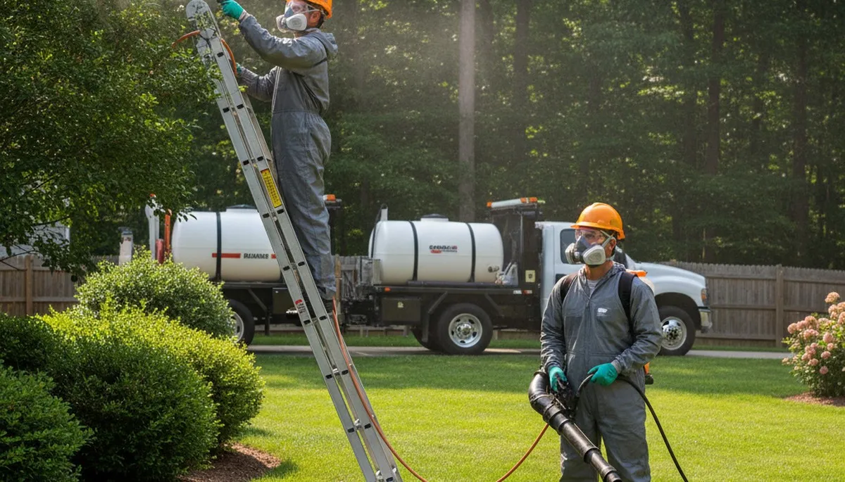 Professional tick control treatment for Troy, NY yard by Tree Service Troy NY