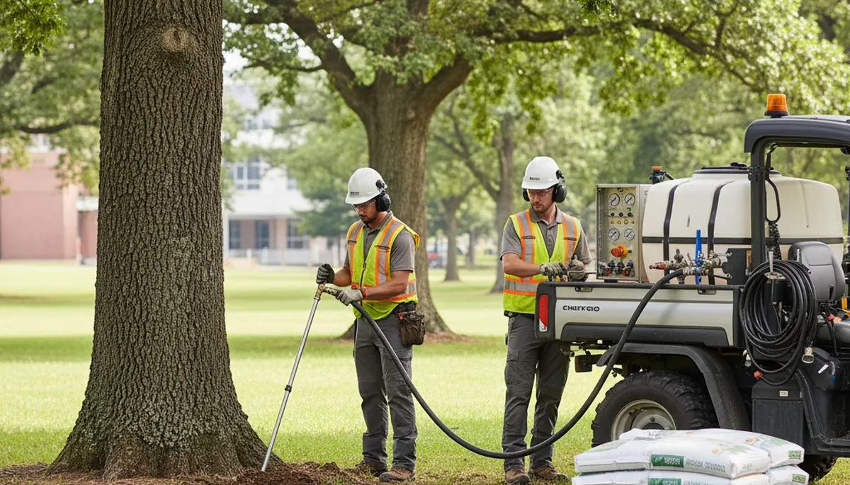 Tree fertilizing service in Troy, NY by Arbor Tree Care for healthier, stronger trees