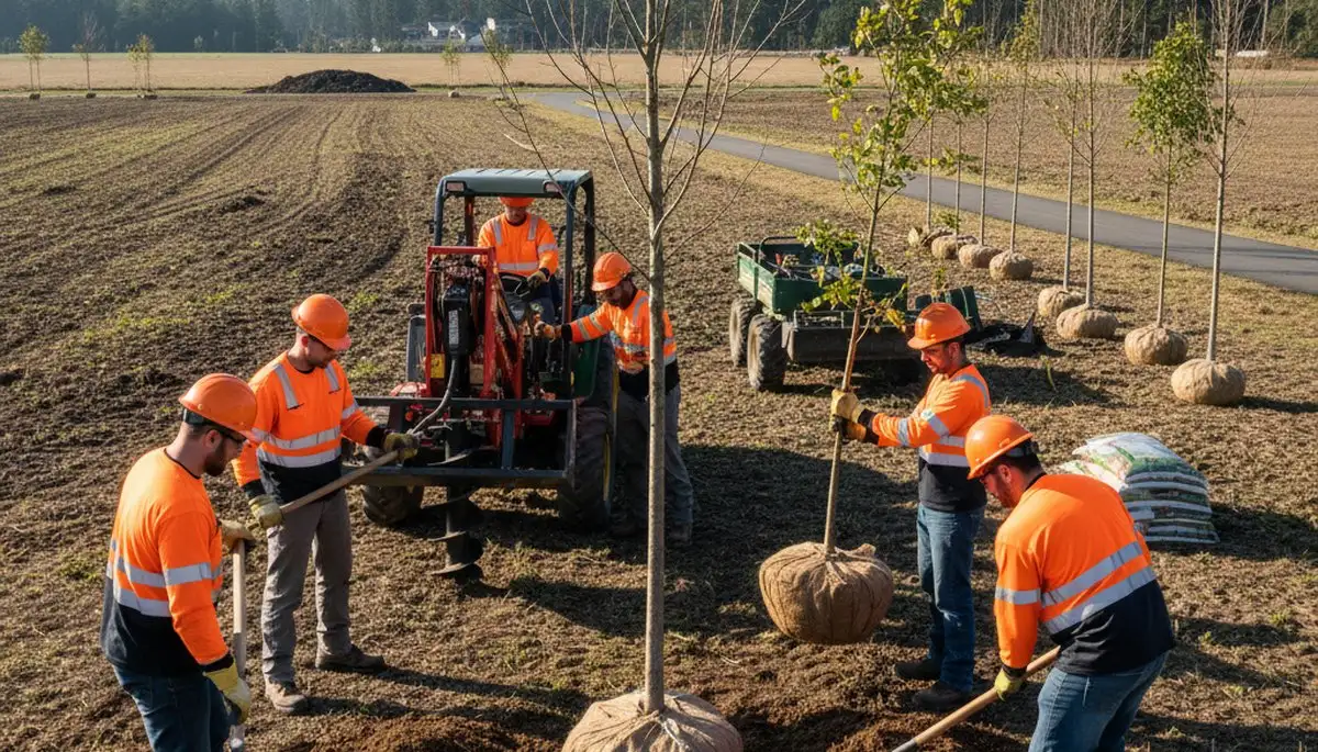 Tree planting service in Troy, NY for healthy trees planted to fit soil and site conditions