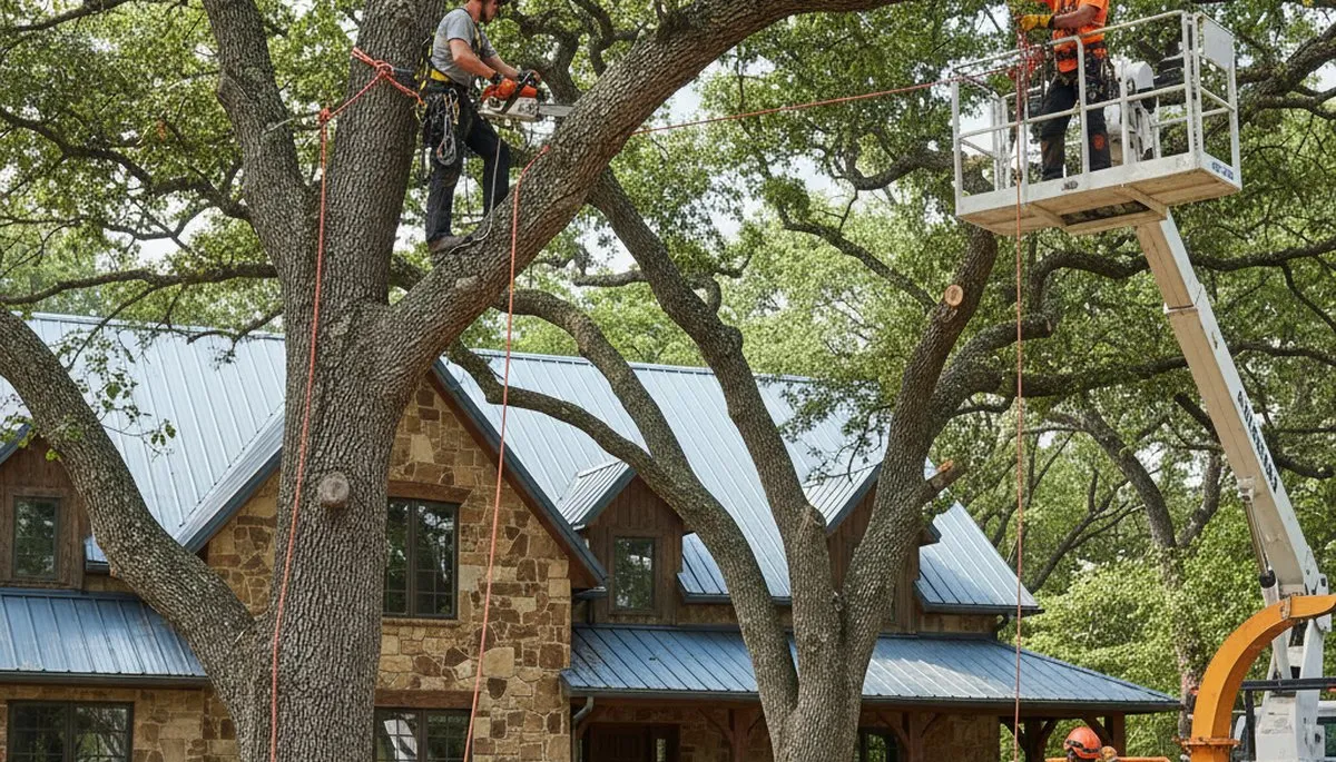 Tree service crew in Troy, NY providing professional tree removal and trimming services
